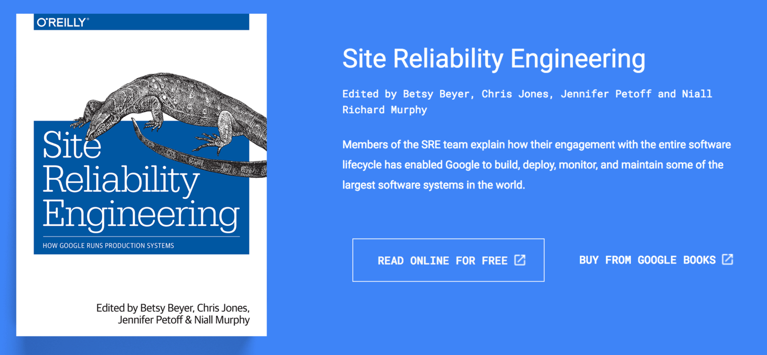 Site Reliability Engineering
