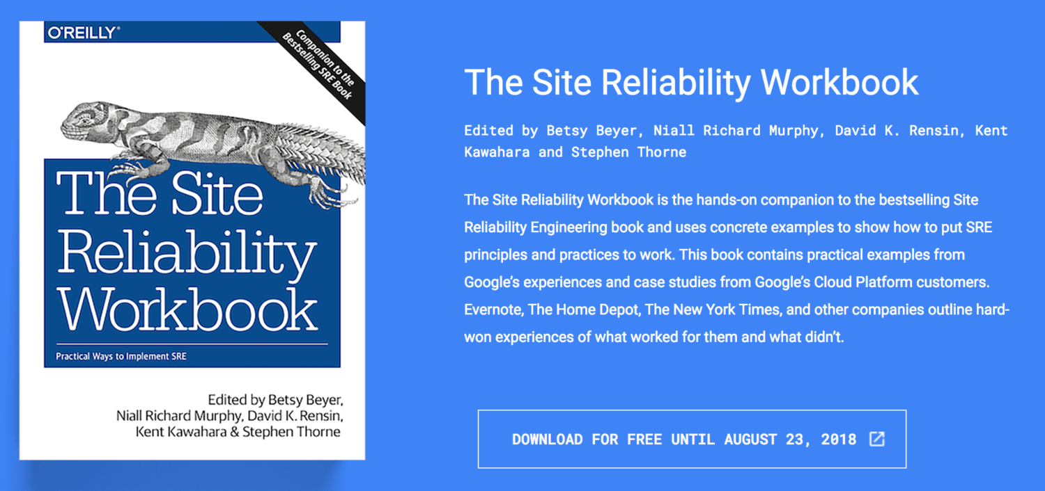 The Site Reliability Workbook